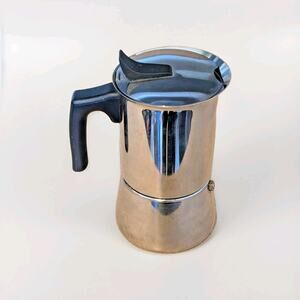 Vintage Ikea Radig Moka Pot Stovetop Espresso Maker Stainless Steel 350ml #17014